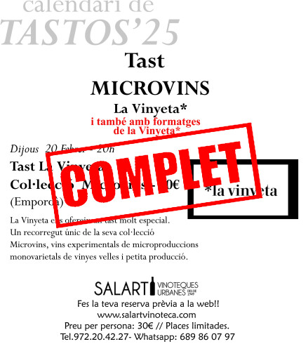 Tast MICROVINS La Vinyeta*